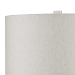 Настольная лампа мраморная с тканевым цилиндрическим абажуром Sharpened варинант исполнения - 2 | Loft Concept в Ростове-на-Дону