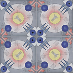 Плитка дизайнерская с узором Элемент варинант исполнения - 3 | Loft Concept в Ростове-на-Дону