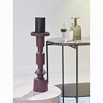 Подсвечник фигурный сливовый Bright Accent 35 см варинант исполнения - 4 | Loft Concept в Ростове-на-Дону