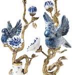 Подсвечник Candleholder Birds Atlanta Set 2 Pcs варинант исполнения - 3 | Loft Concept в Ростове-на-Дону