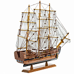 Декоративная модель деревянного парусника With The low варинант исполнения - 2 | Loft Concept в Ростове-на-Дону