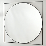 Зеркало в черной металлической раме Urban Style Mirror варинант исполнения - 2 | Loft Concept в Ростове-на-Дону