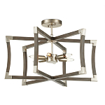 Подвесной светильник в форме фонаря серый Gray Eco Lantern варинант исполнения - 2 | Loft Concept в Ростове-на-Дону