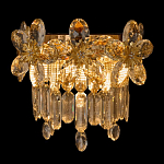 Бра с декоративными элементами в виде крупных хрустальных цветов Palace Gardens варинант исполнения - 2 | Loft Concept в Ростове-на-Дону