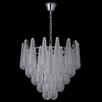 Люстра с подвесками из рифленного стекла в форме капель Textured Glass Chandelier варинант исполнения - 15 | Loft Concept в Ростове-на-Дону