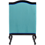 Кресло из натурального бука бирюзовое с изображением птиц и цветов Turquoise Chinoiserie Garden Armchair варинант исполнения - 3 | Loft Concept в Ростове-на-Дону