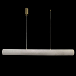 Подвесной светильник линейный цилиндрической формы из натурального алебастра Alabaster Geometry варинант исполнения - 2 | Loft Concept в Ростове-на-Дону