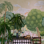 Обои ручная роспись Dandaka Glades Original colourway on painted Xuan paper варинант исполнения - 3 | Loft Concept в Ростове-на-Дону