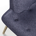 Мебельная ткань Шенилл синий цвет 138 см T4-33 варинант исполнения - 3 | Loft Concept в Ростове-на-Дону