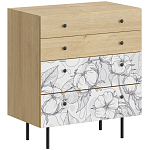 Комод с принтом на ящиках Elise Chest of Drawers варинант исполнения - 14 | Loft Concept в Ростове-на-Дону