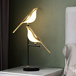 Настольная лампа с 2-мя плафонами в виде птичек Flight of Light варинант исполнения - 1 | Loft Concept в Ростове-на-Дону