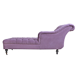 Кушетка фиолетовая с мягкой обивкой из велюра Michael Couch варинант исполнения - 2 | Loft Concept в Ростове-на-Дону