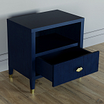 Прикроватная тумбочка с полкой Elsa Dreams Blue варинант исполнения - 2 | Loft Concept в Ростове-на-Дону