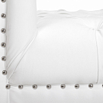 Кушетка белая с мягкой обивкой из велюра Michael Couch варинант исполнения - 6 | Loft Concept в Ростове-на-Дону