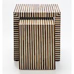 Комплект приставных столиков Stripes Set of tables Beige варинант исполнения - 2 | Loft Concept в Ростове-на-Дону