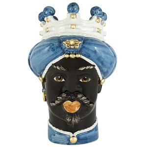 Ваза Vase Moro Man Medium New Blue