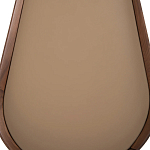 Комод округлой формы с тремя ящиками Walnut and Leather варинант исполнения - 5 | Loft Concept в Ростове-на-Дону