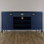 Комод-буфет Elsa Dreams Blue с открытыми полками   варинант исполнения - 5 | Loft Concept в Ростове-на-Дону