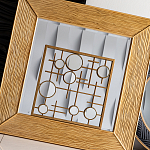 Зеркало квадратное в фактурной раме Pattern варинант исполнения - 5 | Loft Concept в Ростове-на-Дону