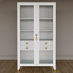 Дизайнерский шкаф витрина Elsa Dreams White с 4-мя ящиками варинант исполнения - 1 | Loft Concept в Ростове-на-Дону