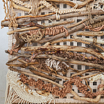 Большая Абстрактное Панно из веток и нитей Dryad Wall Art варинант исполнения - 5 | Loft Concept в Ростове-на-Дону