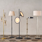 Торшер с абажурами из тонких металлических палочек Wild Thorns варинант исполнения - 3 | Loft Concept в Ростове-на-Дону