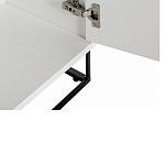 Стеллаж книжный белый с 3-мя открытыми полками и дверкой Strict Lines варинант исполнения - 4 | Loft Concept в Ростове-на-Дону