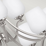 Люстра двухъярусная с белыми матовыми стеклянными плафонами в форме винных бокалов Feiss варинант исполнения - 4 | Loft Concept в Ростове-на-Дону