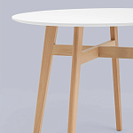 Обеденный стол с белой столешницей ELUNED FURNITURE варинант исполнения - 3 | Loft Concept в Ростове-на-Дону