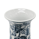 Ваза с классическим узором шинуазри синего цвета Blue & White Ornament  варинант исполнения - 2 | Loft Concept в Ростове-на-Дону