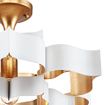 Люстра фигурная в сочетании белого и золотого цвета Shapes Inspired by Nature варинант исполнения - 1 | Loft Concept в Ростове-на-Дону