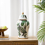 Ваза из фарфора с ручной росписью Leopard Collection  варинант исполнения - 4 | Loft Concept в Ростове-на-Дону