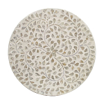 Приставной столик с рисунком из раковин устриц Bone Inlay варинант исполнения - 4 | Loft Concept в Ростове-на-Дону