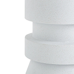 Приставной стол из искусственного камня Chess White варинант исполнения - 2 | Loft Concept в Ростове-на-Дону