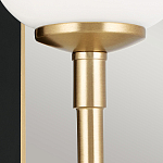  Бра с прямоугольным черным основанием и белым матовым цилиндрическим плафоном Kichler варинант исполнения - 11 | Loft Concept в Ростове-на-Дону