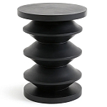 Фигурный приставной столик черного цвета AMORPHOUS варинант исполнения - 1 | Loft Concept в Ростове-на-Дону