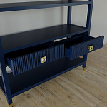 Стеллаж с двумя ящиками Elsa Dreams Blue варинант исполнения - 3 | Loft Concept в Ростове-на-Дону