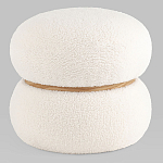 Пуф Полли S тедди белый варинант исполнения - 1 | Loft Concept в Ростове-на-Дону