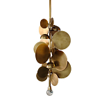 Люстра креативная из дисков цвета латунь Constellation Light and Style варинант исполнения - 1 | Loft Concept в Ростове-на-Дону