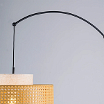 Торшер с декоративным поясом из плетеного бамбука Biuloggicu варинант исполнения - 3 | Loft Concept в Ростове-на-Дону