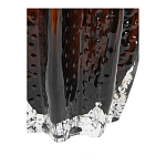 Ваза стеклянная янтарного цвета с текстурированным силуэтом Carambola варинант исполнения - 3 | Loft Concept в Ростове-на-Дону