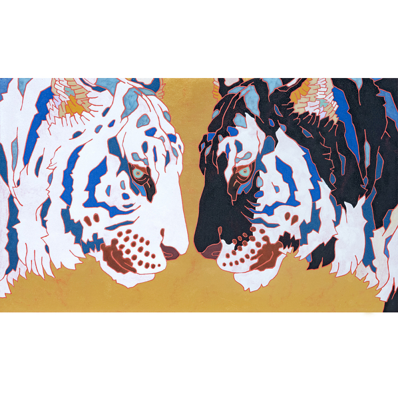   Pair of Predatory Tigers   -- | Loft Concept 