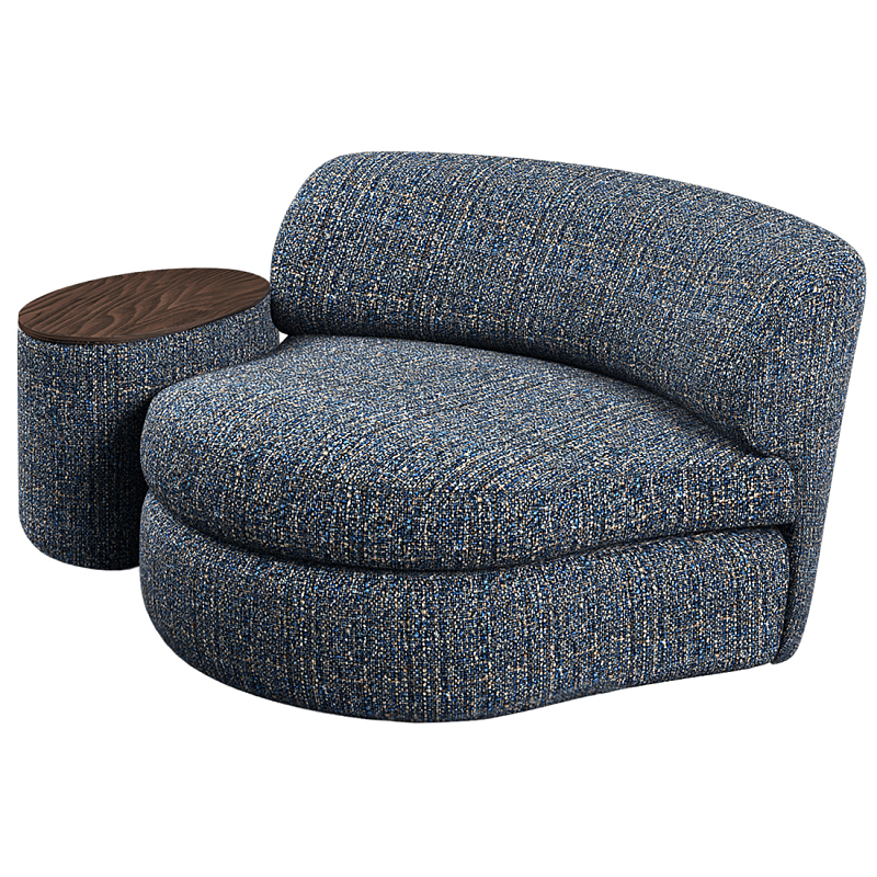 Кушетка со столиком Ulysses Синий Орех в Ростове-на-Дону | Loft Concept 