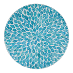 Столик с инкрустацией с перламутровым узором Flower Blue варинант исполнения - 2 | Loft Concept в Ростове-на-Дону