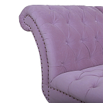 Кушетка фиолетовая с мягкой обивкой из велюра Michael Couch варинант исполнения - 3 | Loft Concept в Ростове-на-Дону