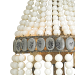 Бра каплевидной формы декорированная нитями стеклянных бусин молочного цвета Bead threads варинант исполнения - 1 | Loft Concept в Ростове-на-Дону