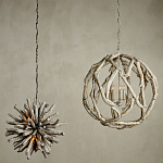 Люстра круглая в виде веток деревьев Natural Driftwood варинант исполнения - 4 | Loft Concept в Ростове-на-Дону