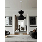 Подвесной вязаный черный светильник «Моника» варинант исполнения - 2 | Loft Concept в Ростове-на-Дону