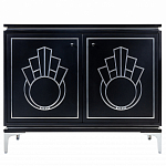 Черный комод в стиле арт-деко Luciano варинант исполнения - 1 | Loft Concept в Ростове-на-Дону