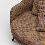 Мебельная ткань Шенилл терракотовый цвет 142 см T4-58 варинант исполнения - 4 | Loft Concept в Ростове-на-Дону